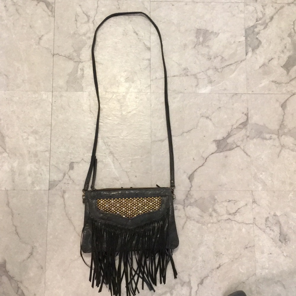 Cleobella Leather Fringe Crossbody